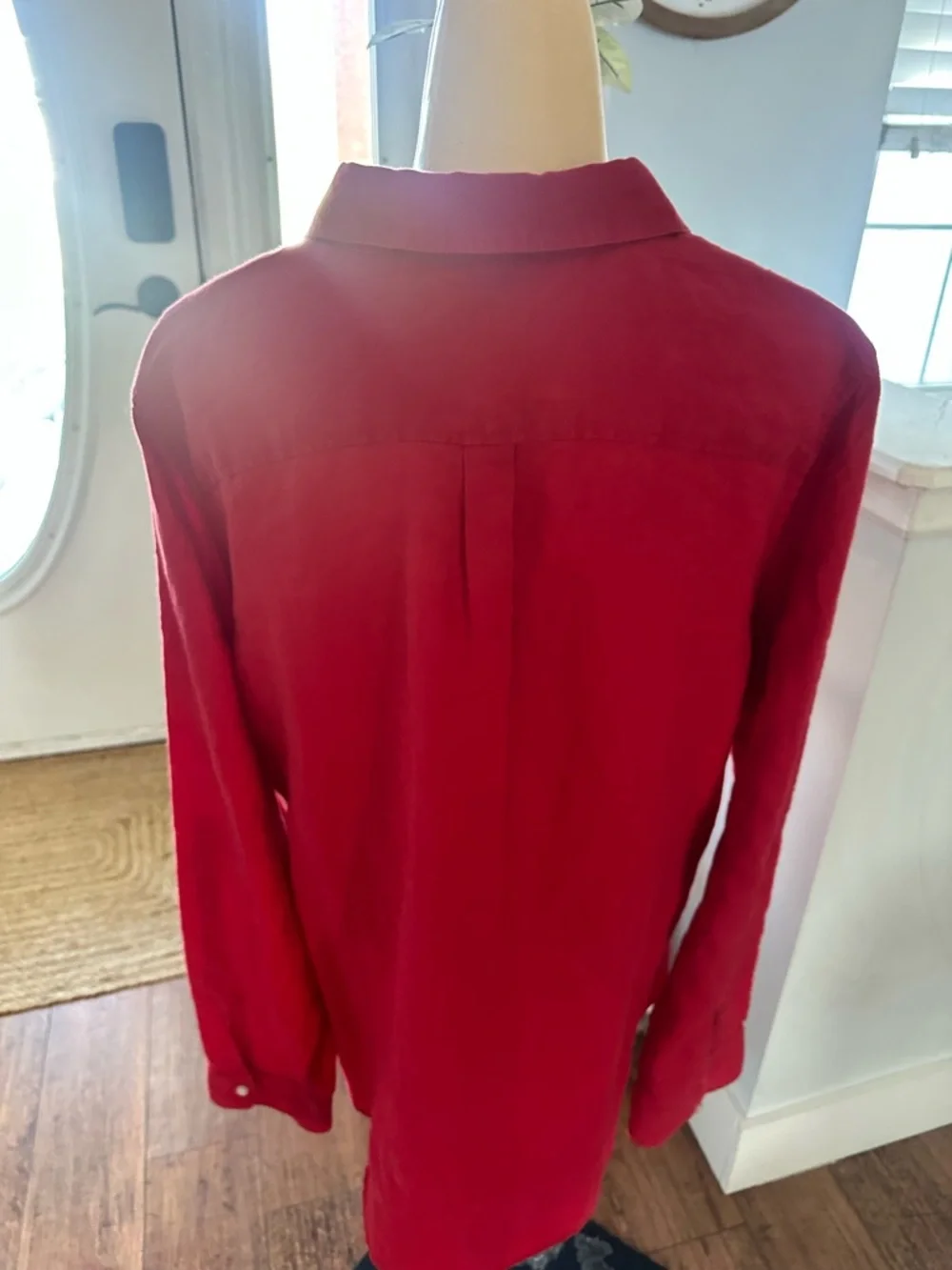 Talbots Linen Button Up Shirt - Picture 5 of 10